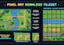 do seamless top down rpg pixel art tileset for game environment, godot tilemap